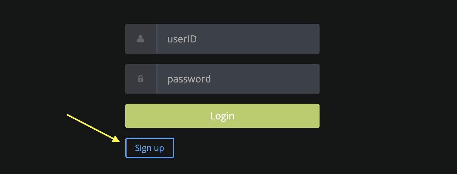 signup